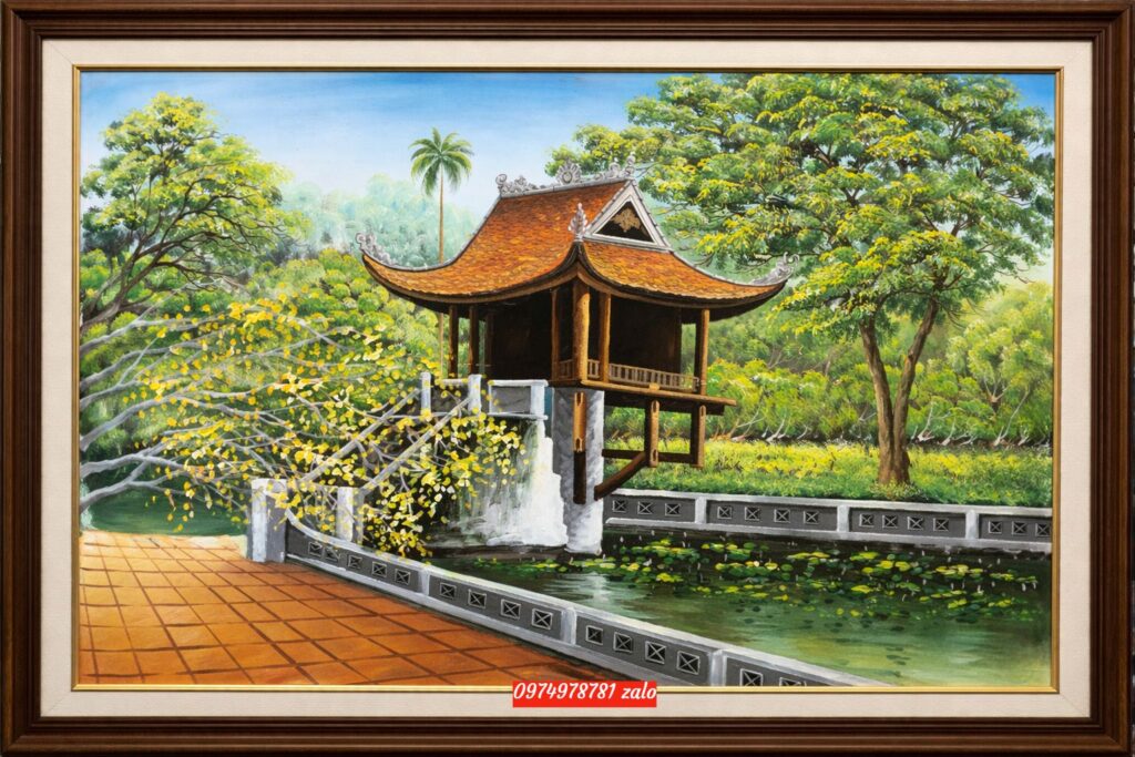 Tranh Chùa Một Cột
