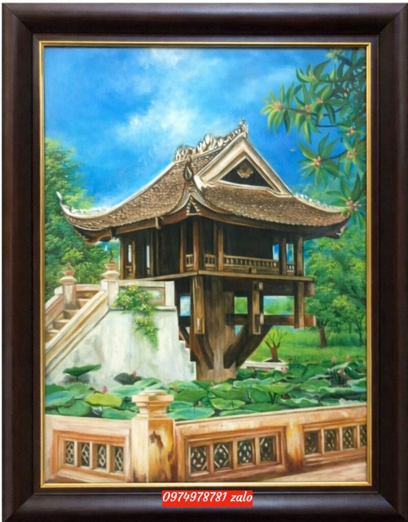 Tranh Chùa Một Cột