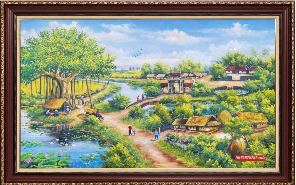 tranh đồng quê