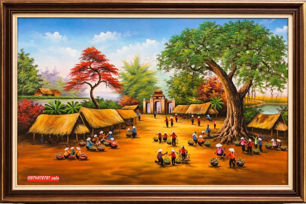 tranh đồng quê