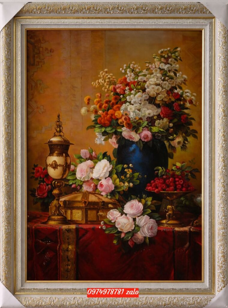 Tranh hoa tĩnh vật cổ điển 
