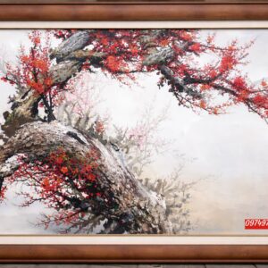 Tranh hoa đào đẹp tranh hoa đào ý nghĩa