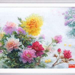 Tranh hoa mẫu đơn đẹp ý nghĩa sang trọng