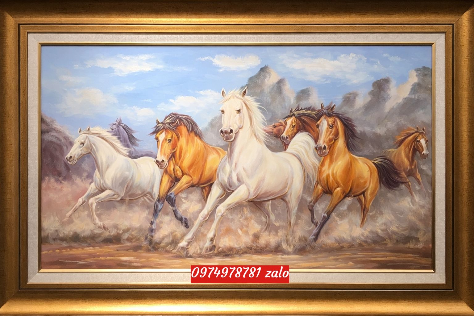 Tranh mã đáo thành công ngựa chiến thắng trận