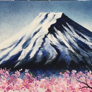 Tranh núi phú sĩ, tranh núi phú sĩ phòng giám đốc TH7