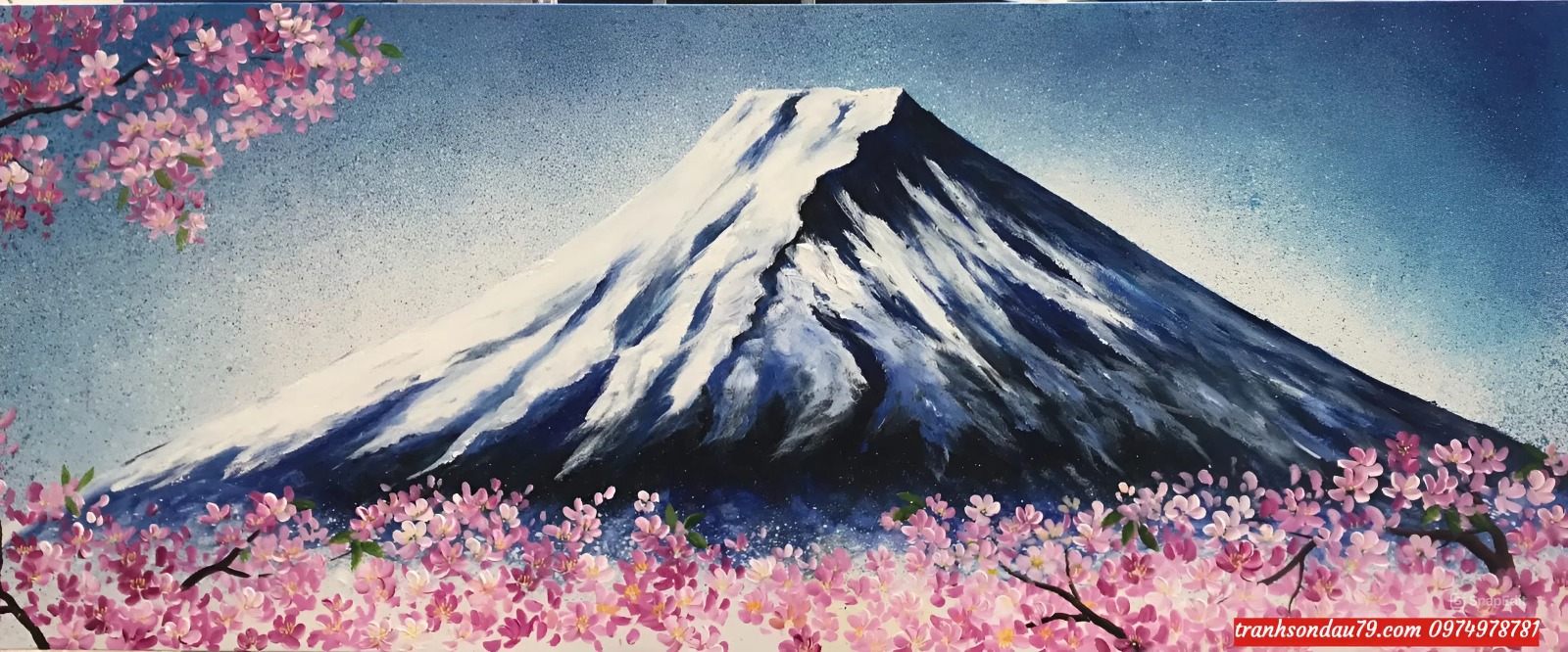 Tranh núi phú sĩ, tranh núi phú sĩ phòng giám đốc TH7