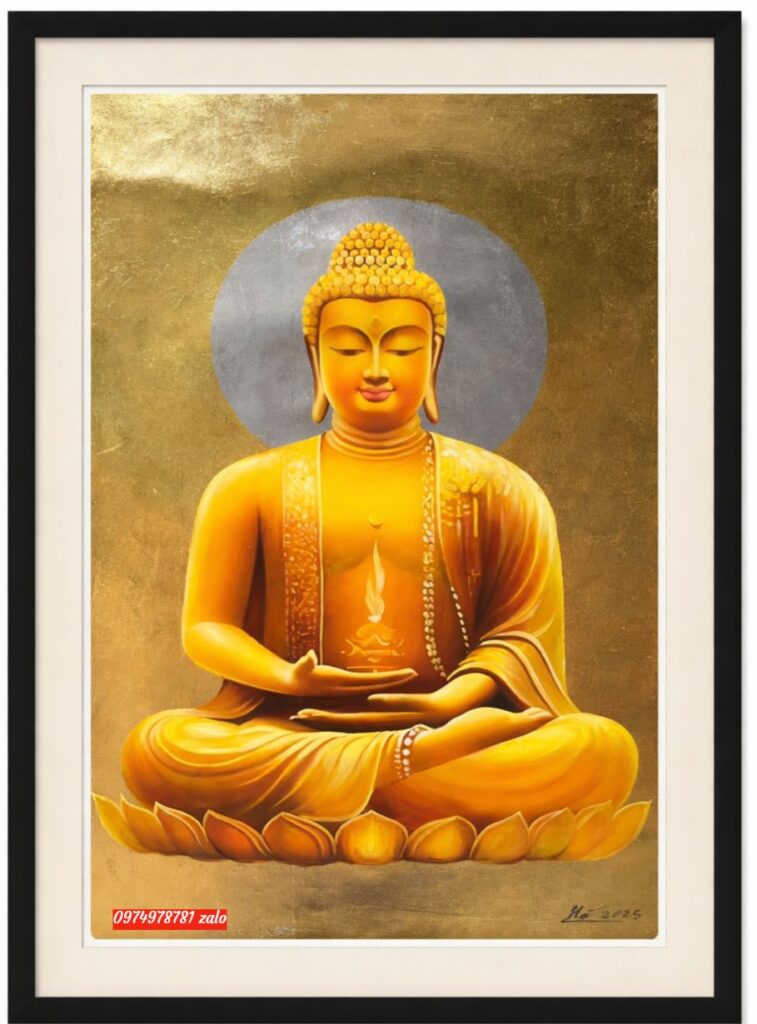Tran phật sơn dầu