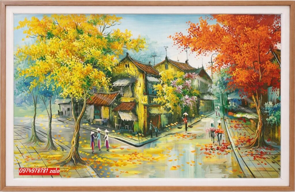 Tranh phố cổ Hà Nội