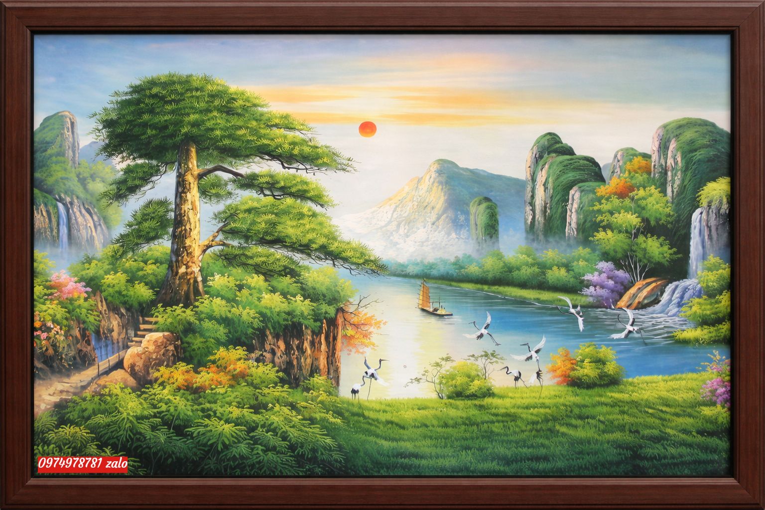 tranh sơn thuỷ hữu tình