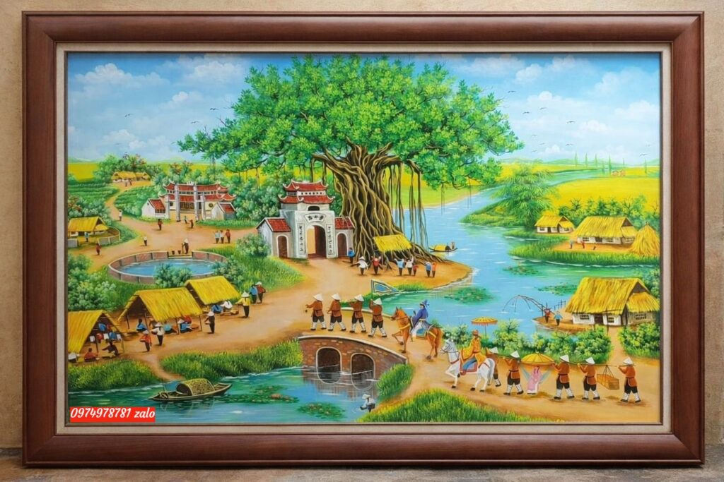 Tranh Vinh Quy Bái Tổ