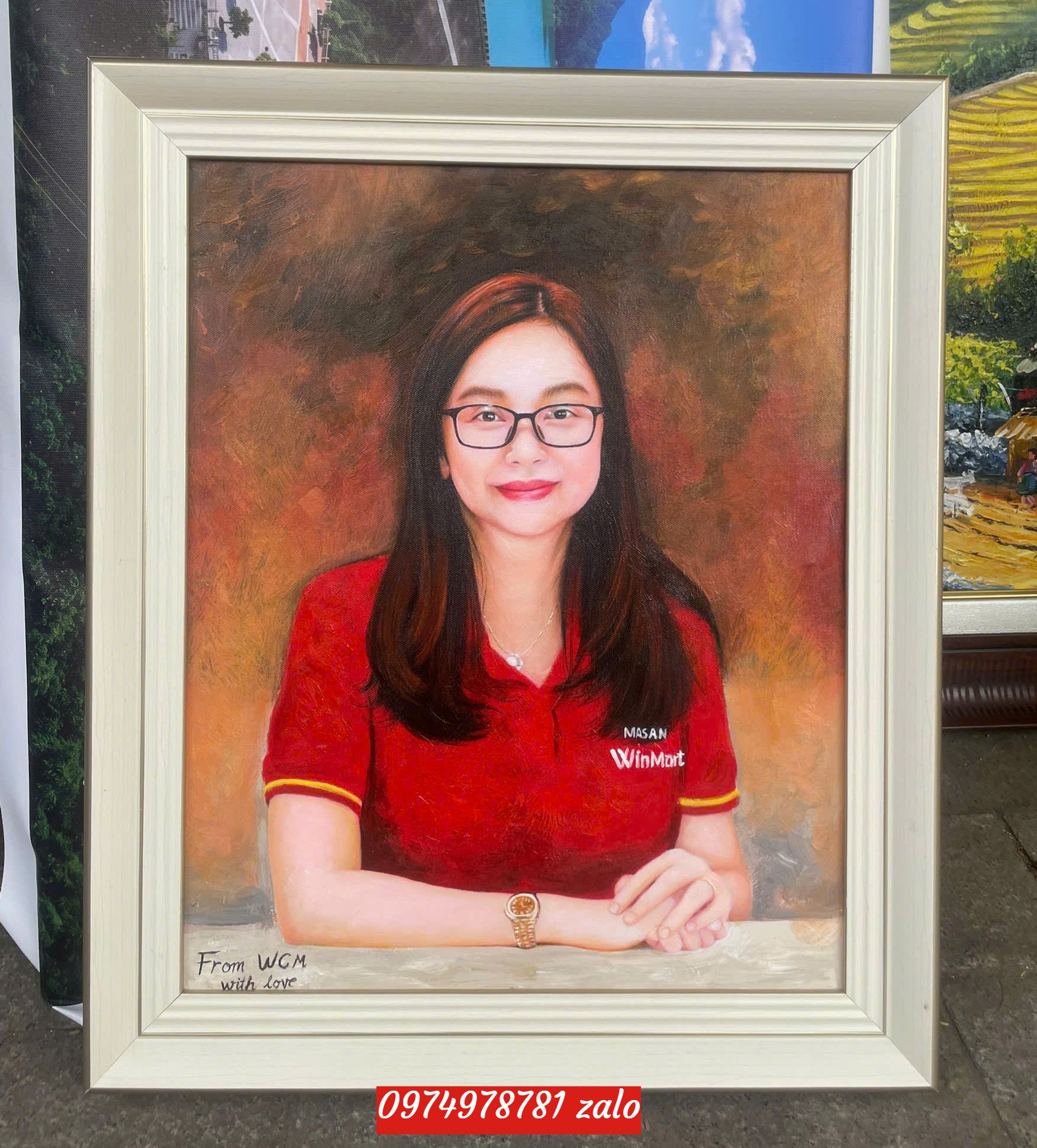 Tranh sơn dầu chân dung